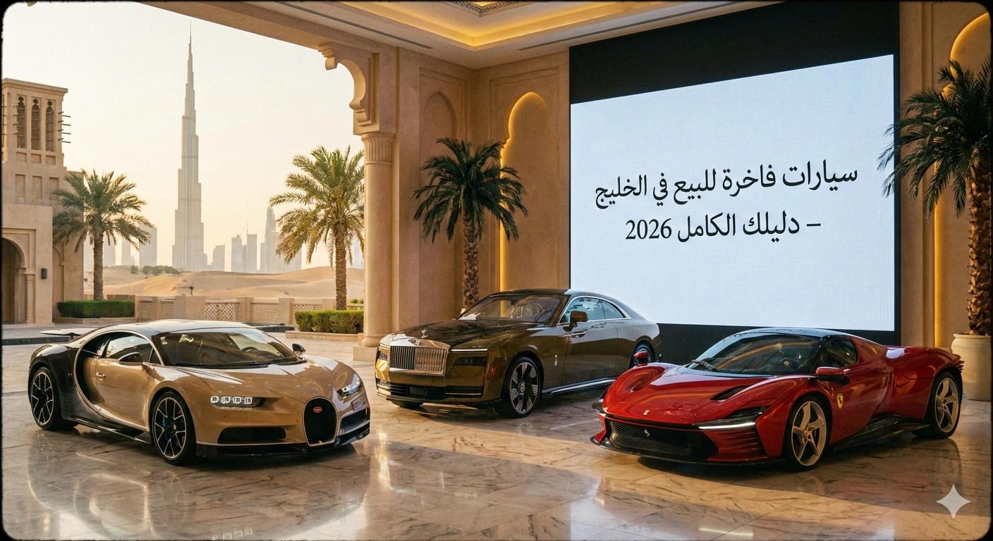 سيارات فاخرة للبيع في الخليج 2026 – دليلك الكامل قبل الشراء